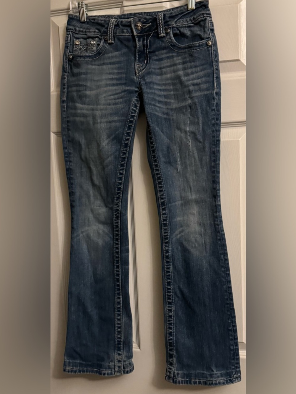 Miss Me Dark Wash Blue Bootcut Jeans